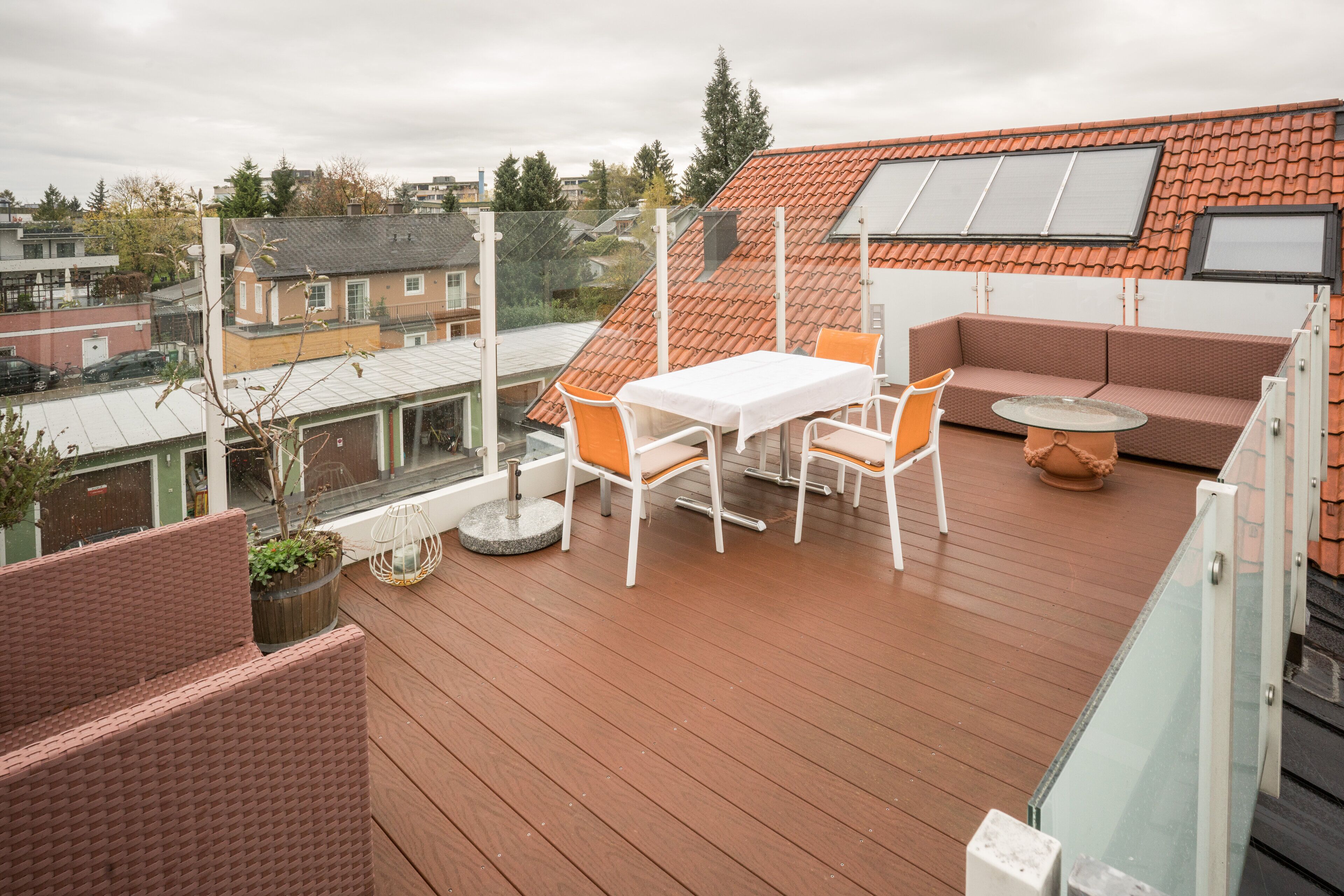 holiday apartment penthouse mit terrasse | hypo-allergenic bedding, soundproofing, free wifi, bed sheets