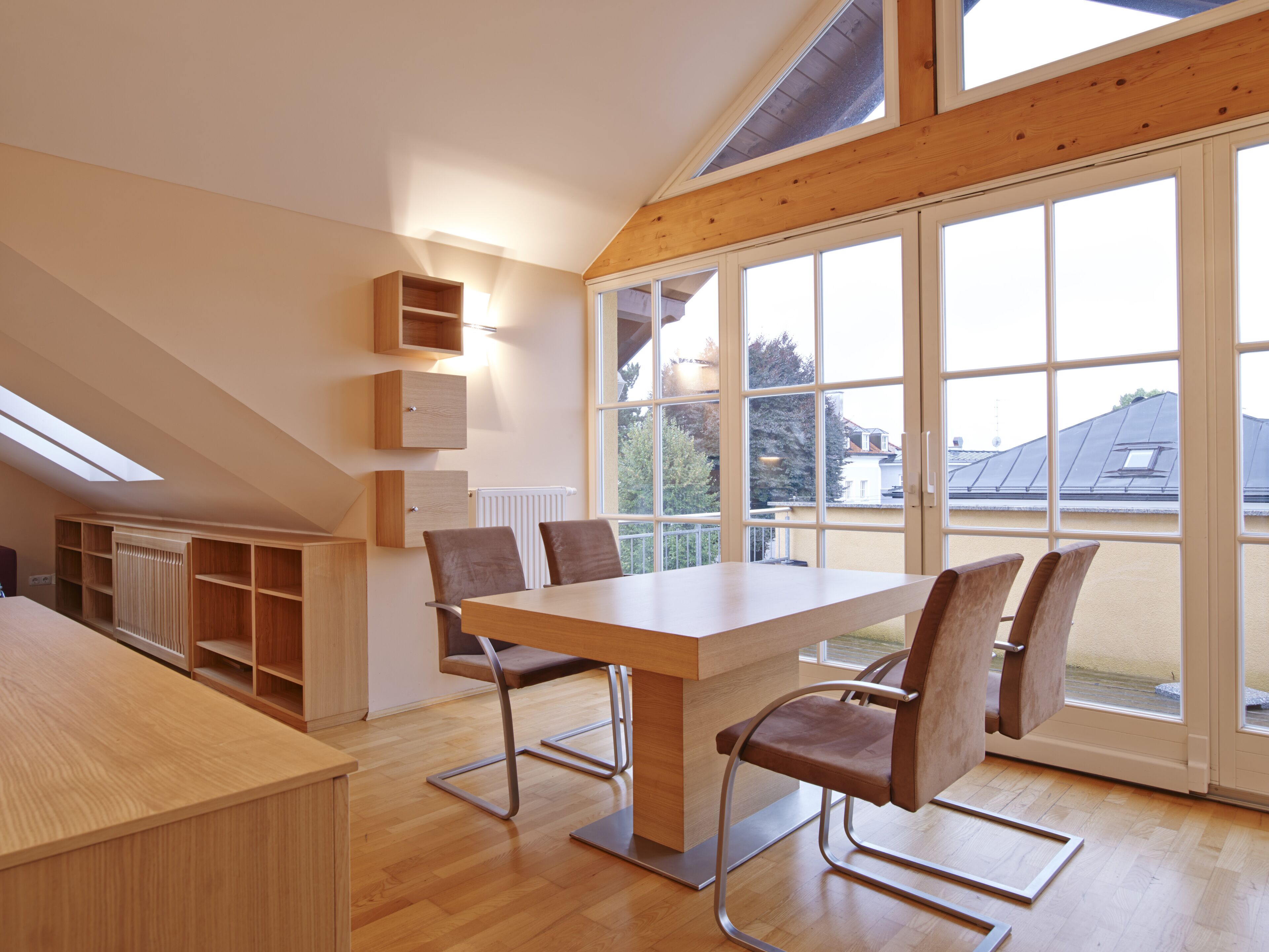 holiday apartement villa ceconi penthouse | living area | flat-screen tv