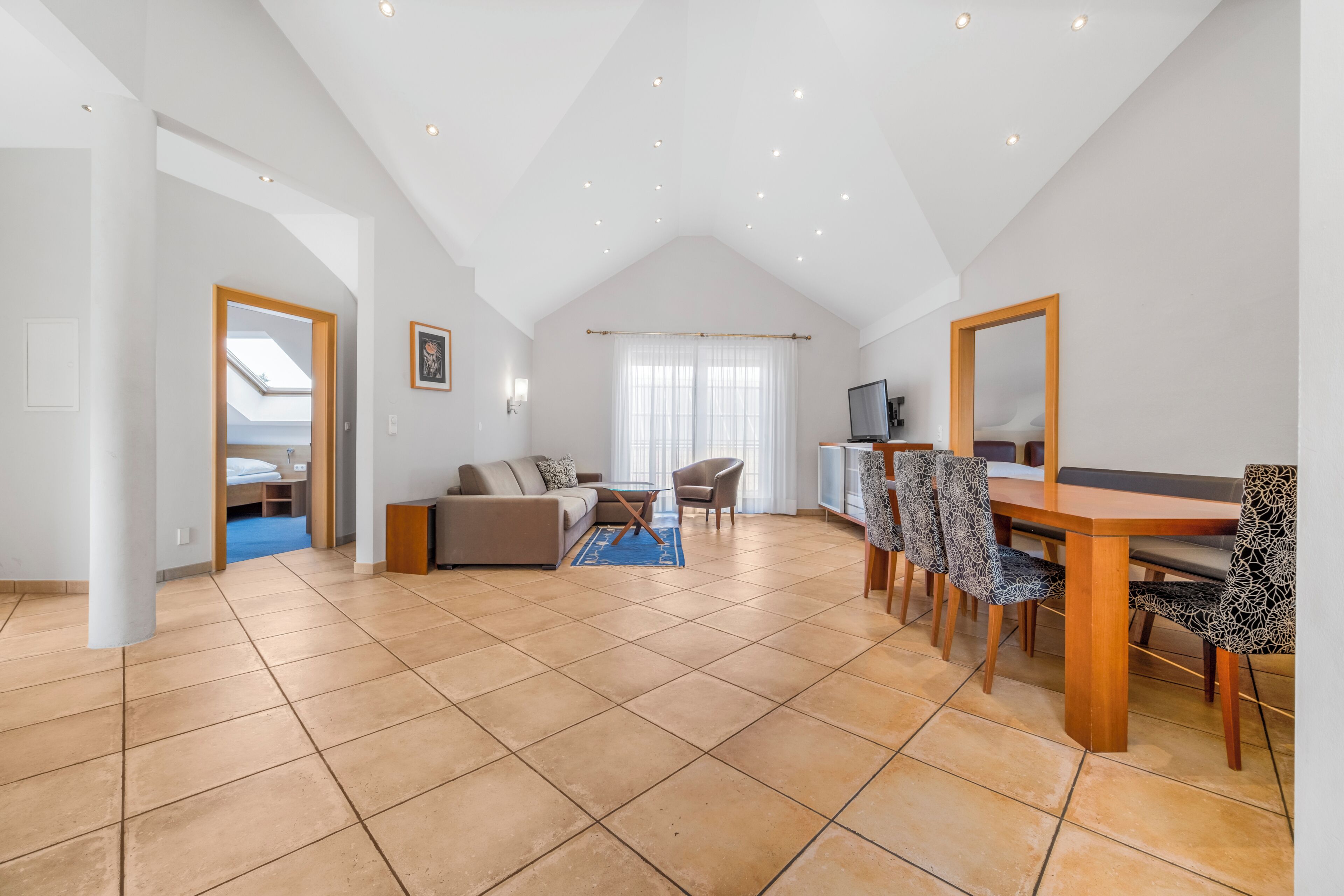 Holiday Apartment Stadtpunkt mit Dachterrasse | Hypoallergeen beddengoed, geluiddichte muren, gratis wifi, beddengoed