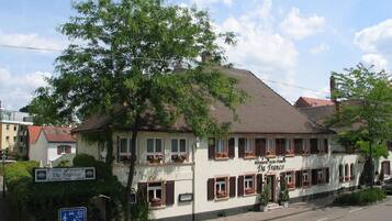 Façade de l’hébergement