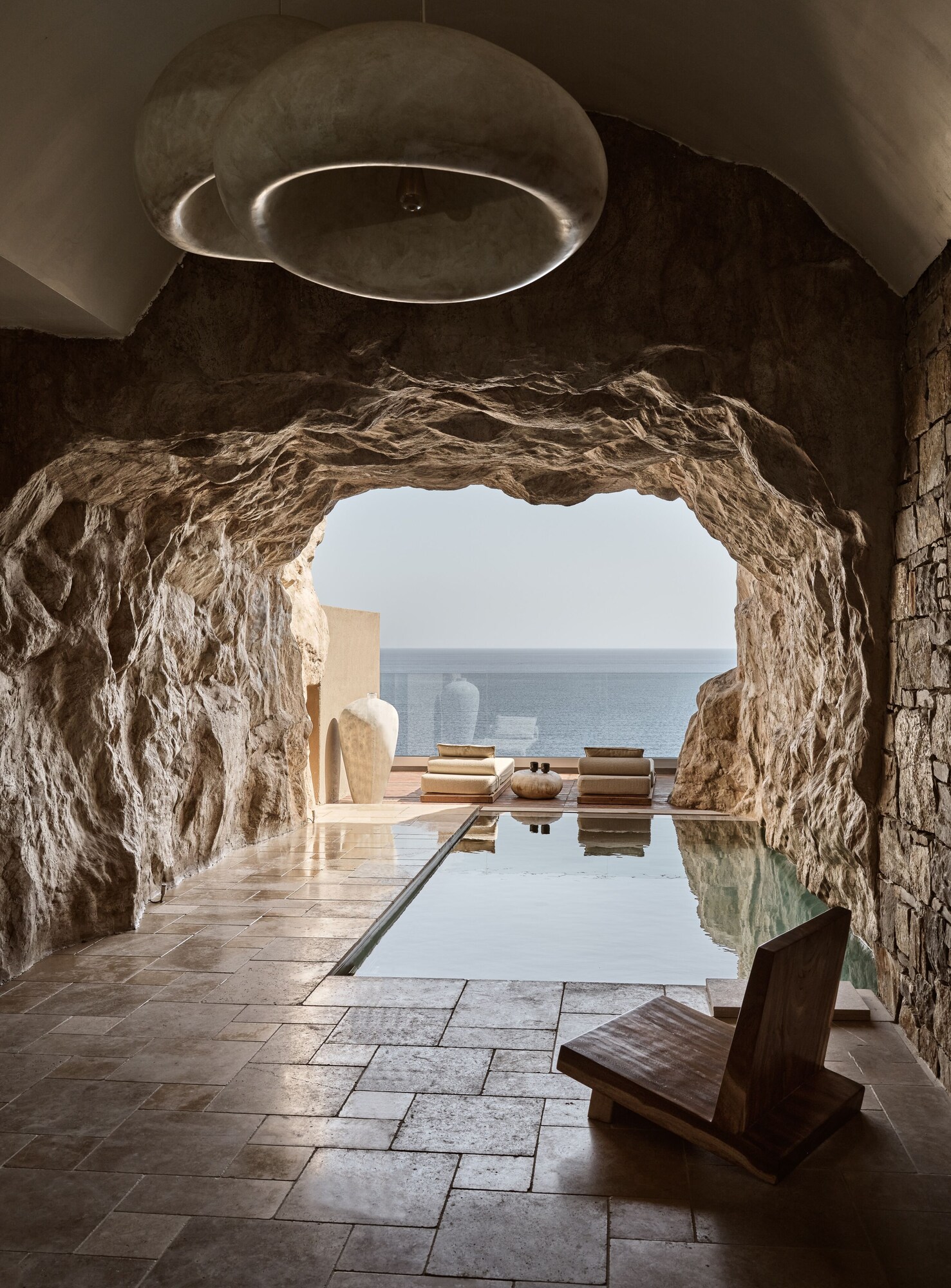 Cave Suite (Sea View with Private pool) | Minibar, desk, soundproofing, WiFi (free)