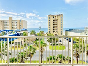 Condo, 2 Bedrooms, Balcony, Beach View (407) | Balcony view - Crystal Tower Condominiums by ALBVR (Gulf Shores)