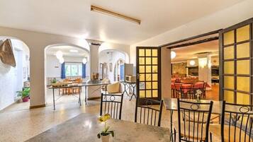 Daily buffet breakfast (EUR 8 per person)