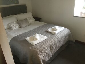 Individually decorated, individually furnished, iron/ironing board