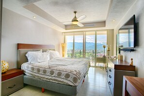 2 bedrooms, iron/ironing board, WiFi, bed sheets - Spacious View Condo | Pools, Gym, Family Friendly (Puerto Vallarta)