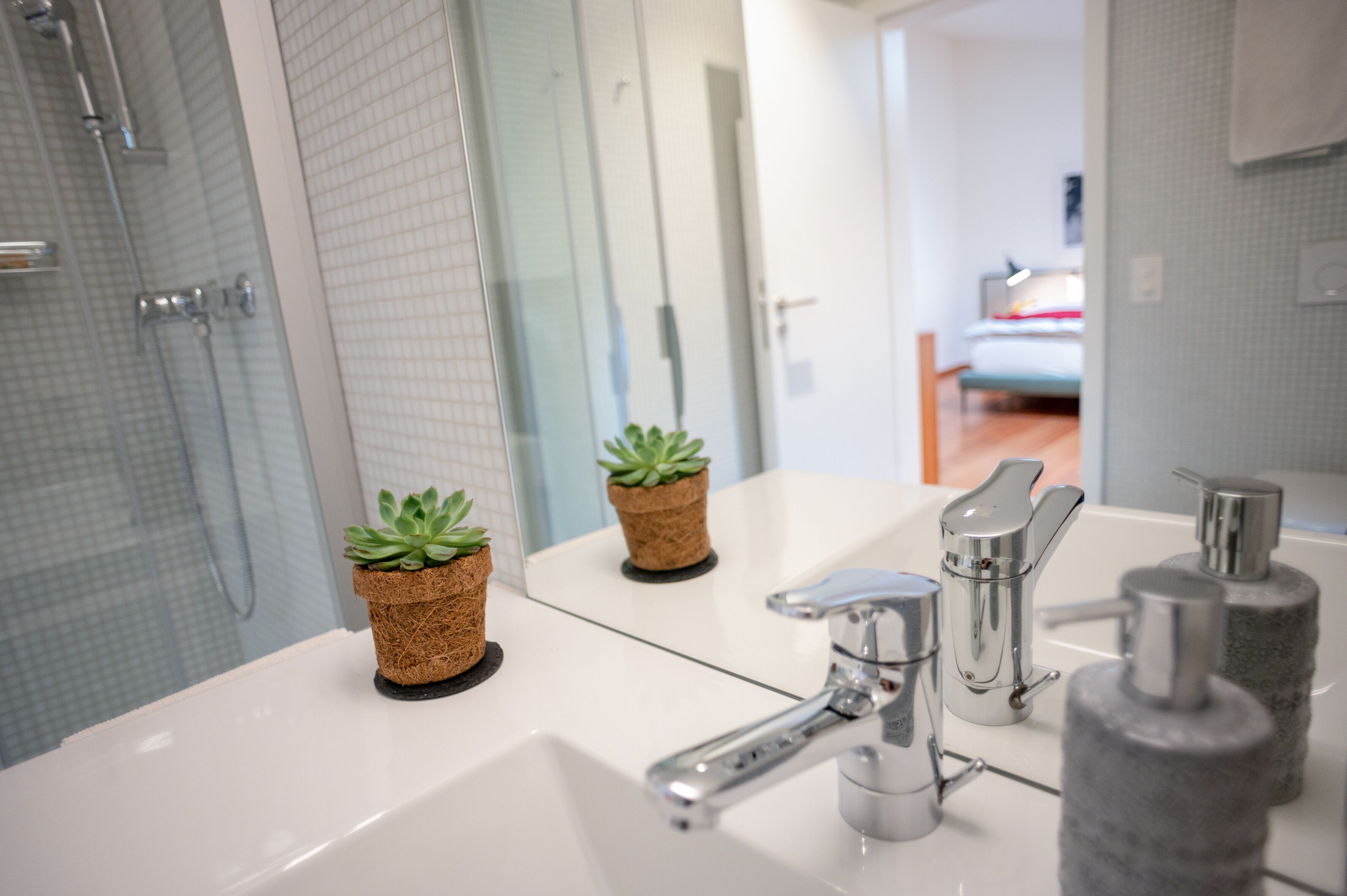 free toiletries, hair dryer, towels