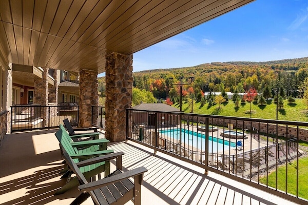 Una piscina riscaldata