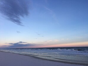 On the beach, sun-loungers - Sugar Beach complex is Directly on the Beach. Four pools! Summer Specials!
 (Orange Beach)