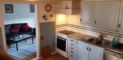 19th-century village in living countryside close to nature.