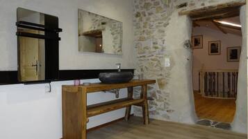 Double Room, Terrace | Bathroom sink