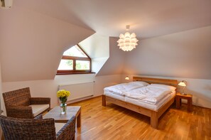 Desk, laptop workspace, blackout curtains, iron/ironing board - Amenity Resort Ceska Kanada (Nova Bystrice)