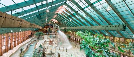 Indoor pool, outdoor pool