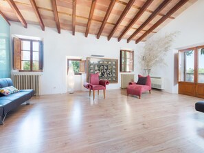 TV, fireplace, ping pong