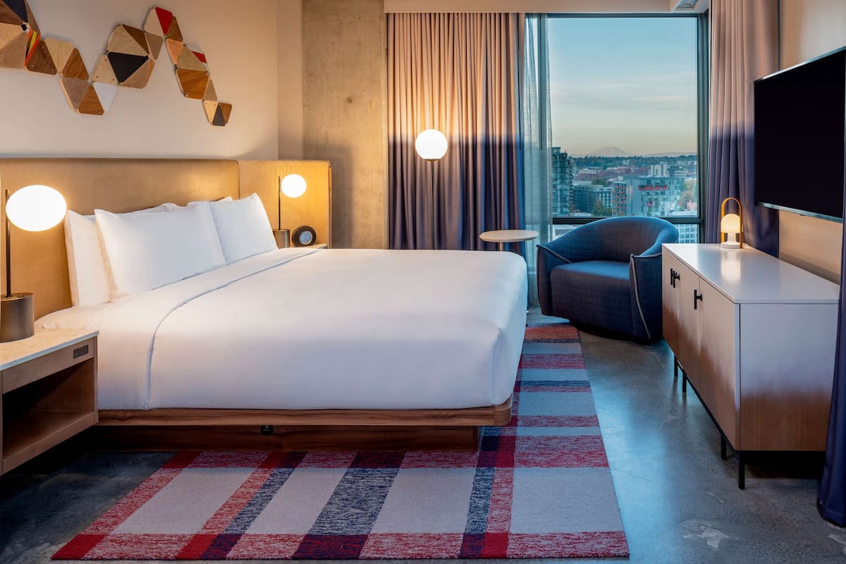 In-room safe, laptop workspace, blackout curtains, iron/ironing board
