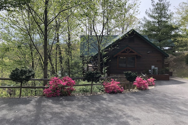 Driveway with parking