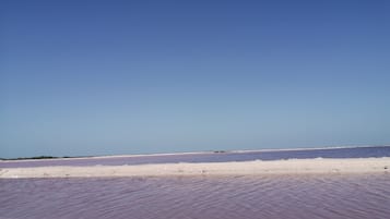Aan het strand