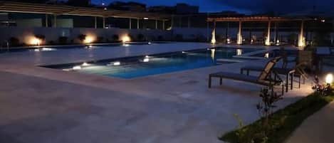 Beheizter Pool