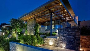 Front of property - evening/night - BO022 Bodrum by Villaofsummer (Bodrum)