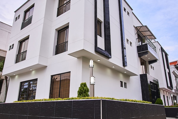 Majoituspaikan julkisivu