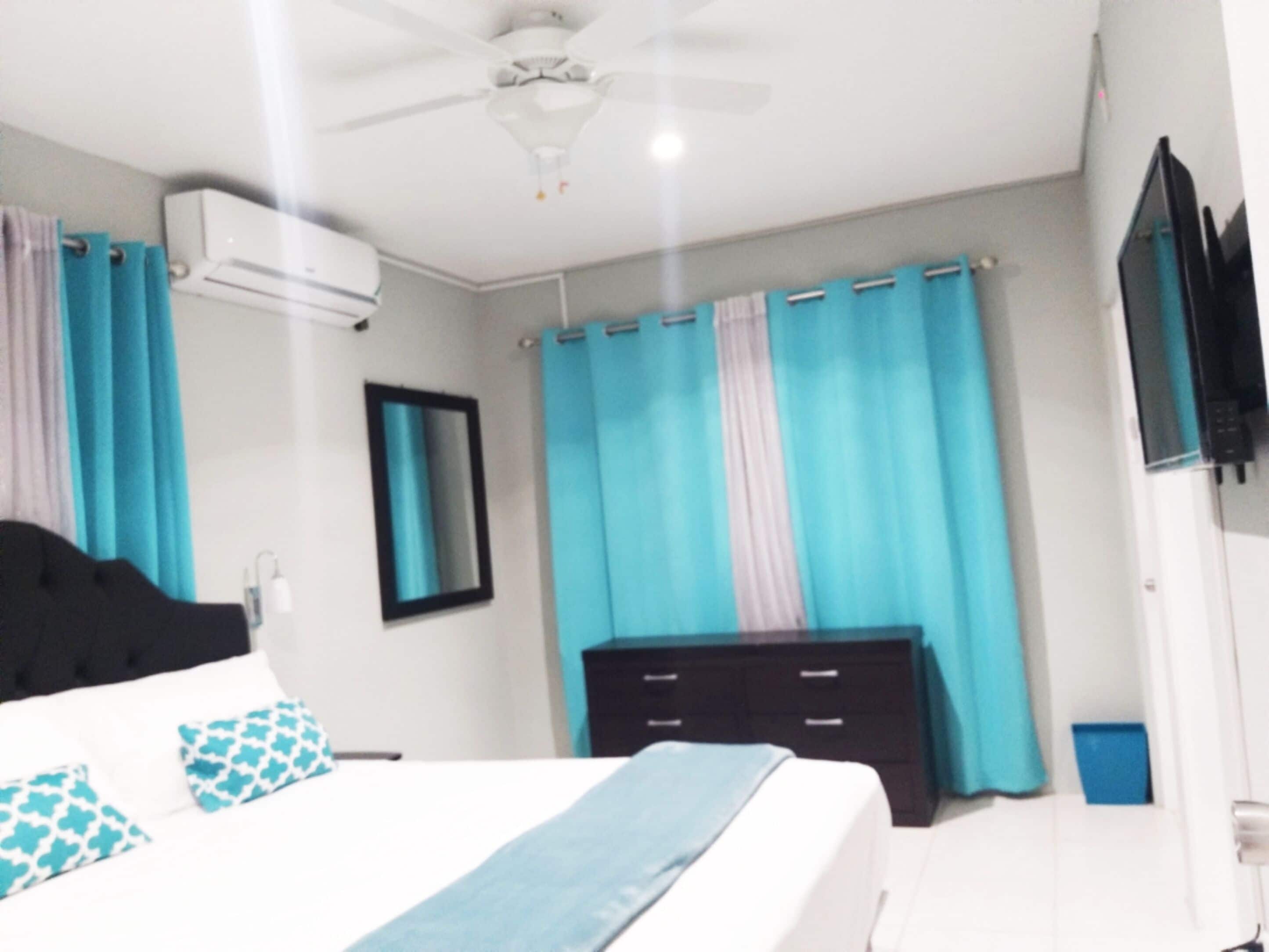 2 bedrooms, in-room safe, iron/ironing board, WiFi