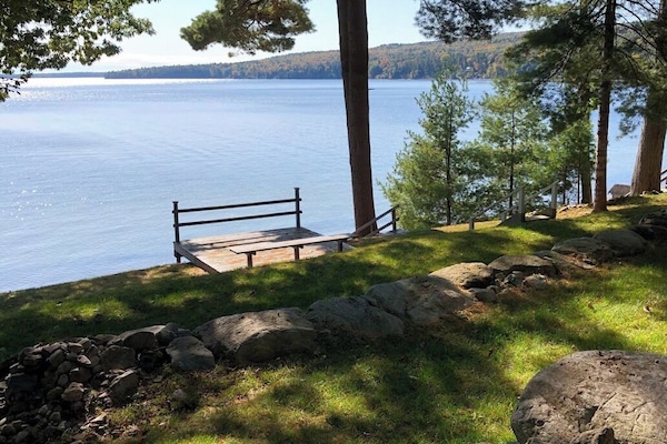 View of house from downstairs porch