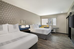 標準客房, 2 張加大雙人床, 無障礙, 非吸煙房 | 高級寢具、記憶床墊、筆電工作空間、遮光布/窗簾