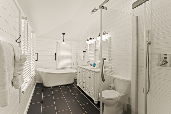 Free toiletries, hair dryer
