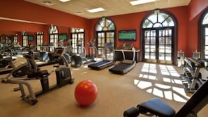 A gym with treadmills, stationary bikes, and elliptical machines. - Estrella at Casino Del Sol (Tucson)