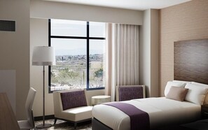 Escritorio, wifi gratis y ropa de cama