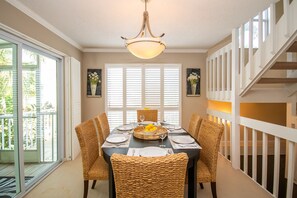 Dining - Beach Walk: North Beach Village, Pool, Quick Walk to Beach by Anna Maria Life Vacation Rentals (Holmes Beach)