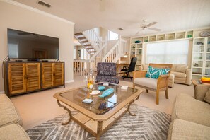Smart TV - Beach Walk: North Beach Village, Pool, Quick Walk to Beach by Anna Maria Life Vacation Rentals (Holmes Beach)