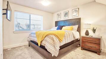 3 soverom, strykejern/-brett, wi-fi (inkludert) og sengetøy