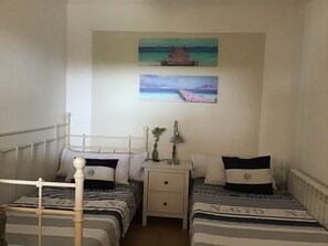 2 bedrooms, iron/ironing board, travel crib, free WiFi