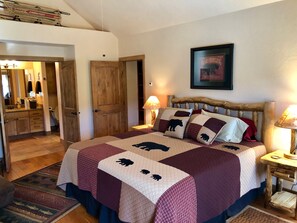 2 bedrooms, in-room safe, iron/ironing board, WiFi