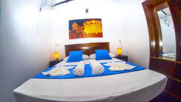 Desk, iron/ironing board, free WiFi, bed sheets