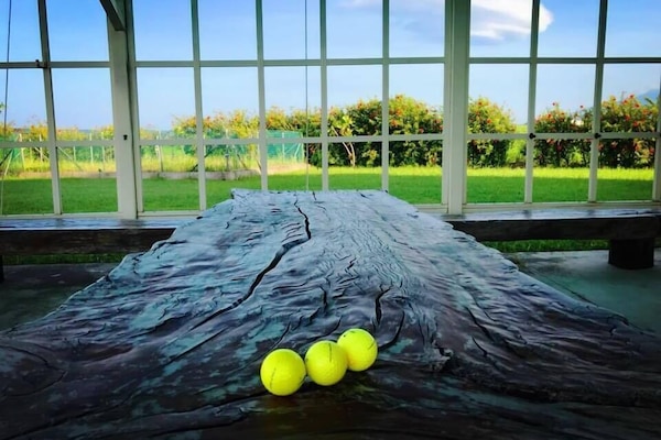 Udsigt fra overnatningsstedet