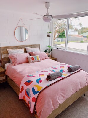 3 bedrooms, in-room safe, iron/ironing board, free WiFi