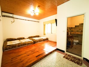 Desk, blackout curtains, iron/ironing board, free WiFi