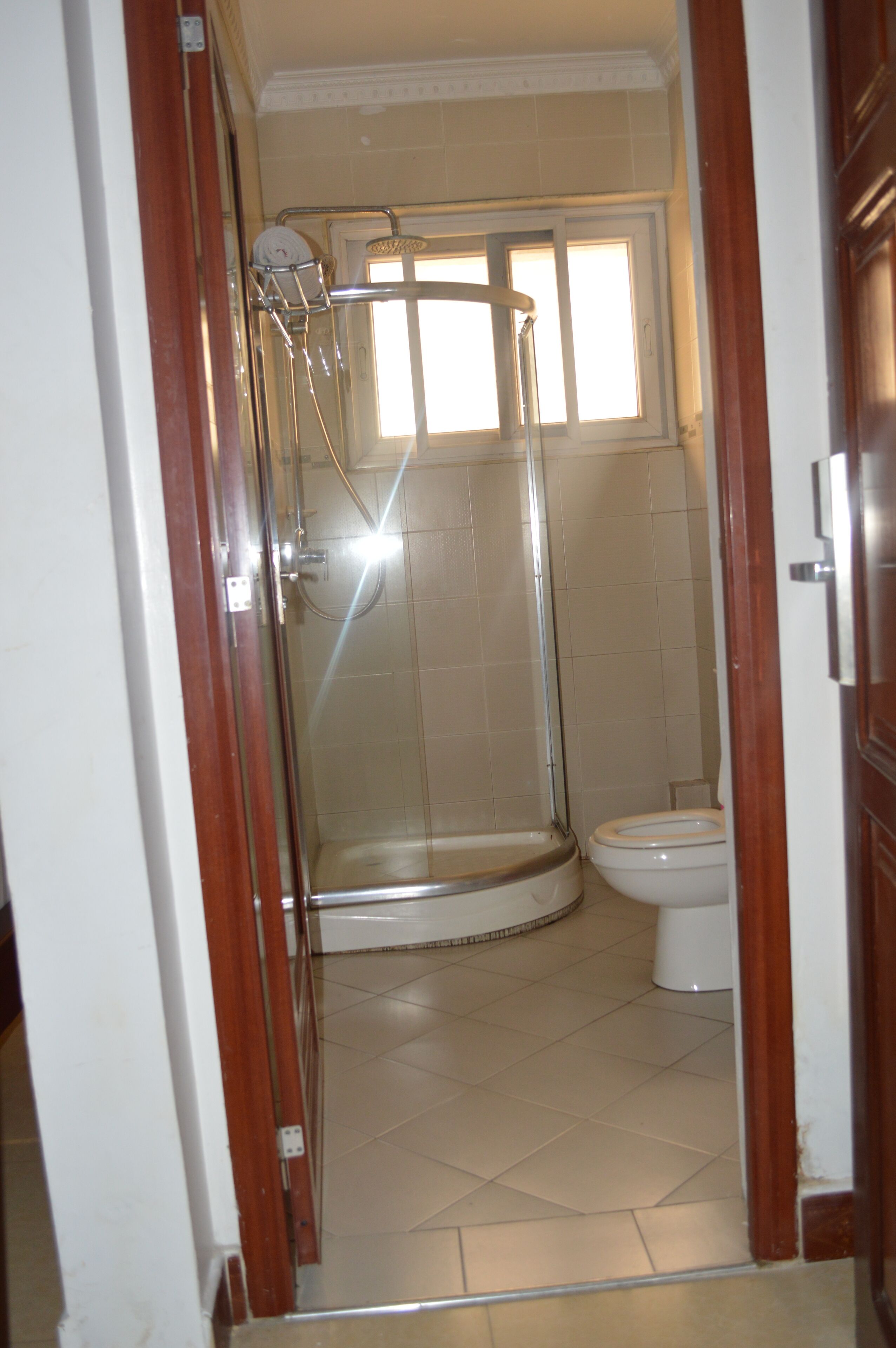 shower, free toiletries, hair dryer, dressing gowns