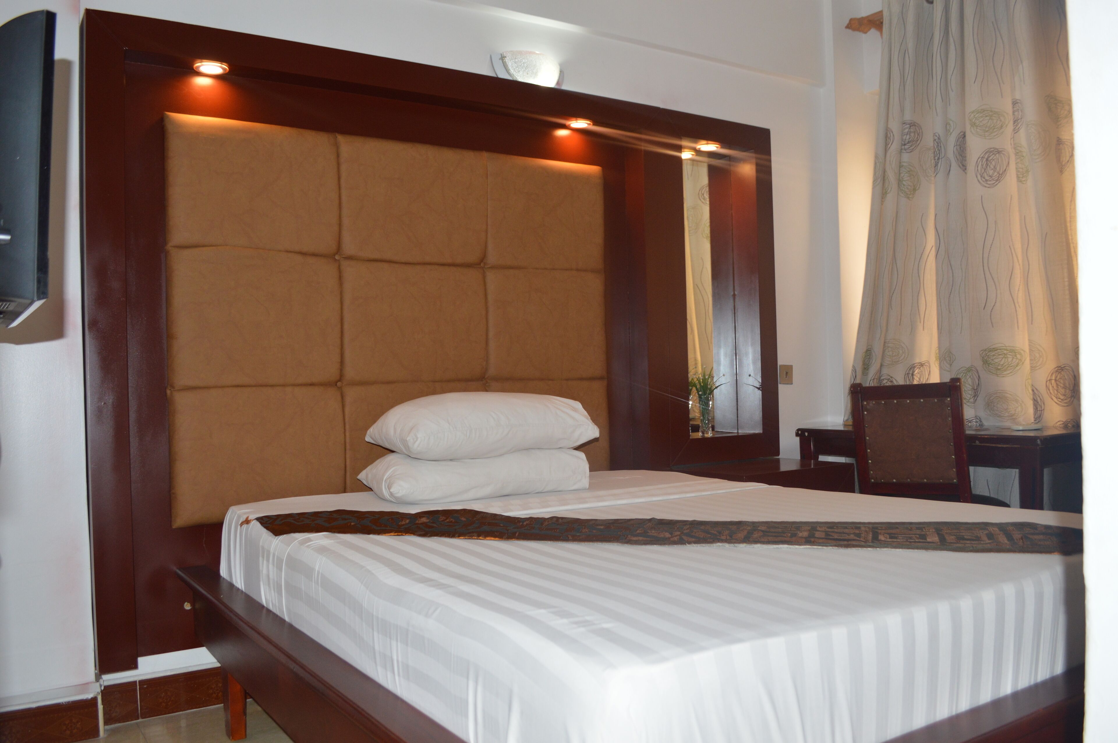 in-room safe, desk, blackout curtains, iron/ironing board