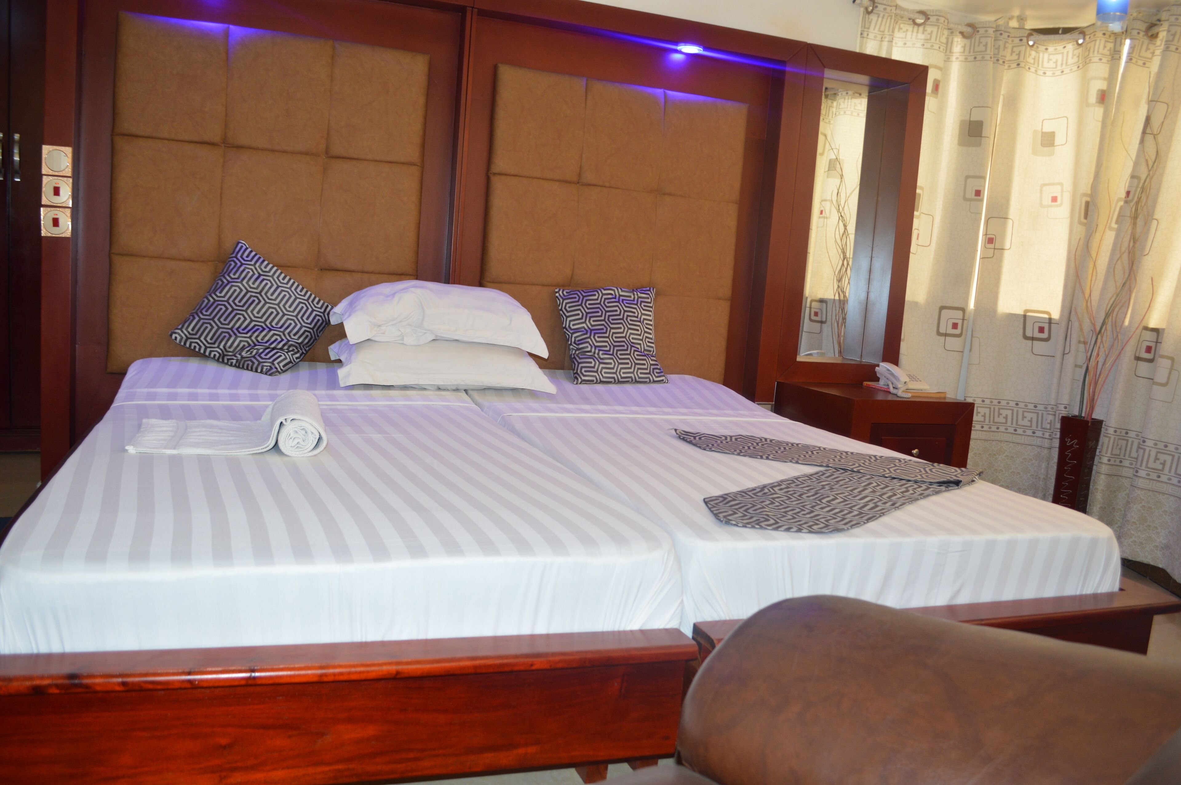 in-room safe, desk, blackout curtains, iron/ironing board