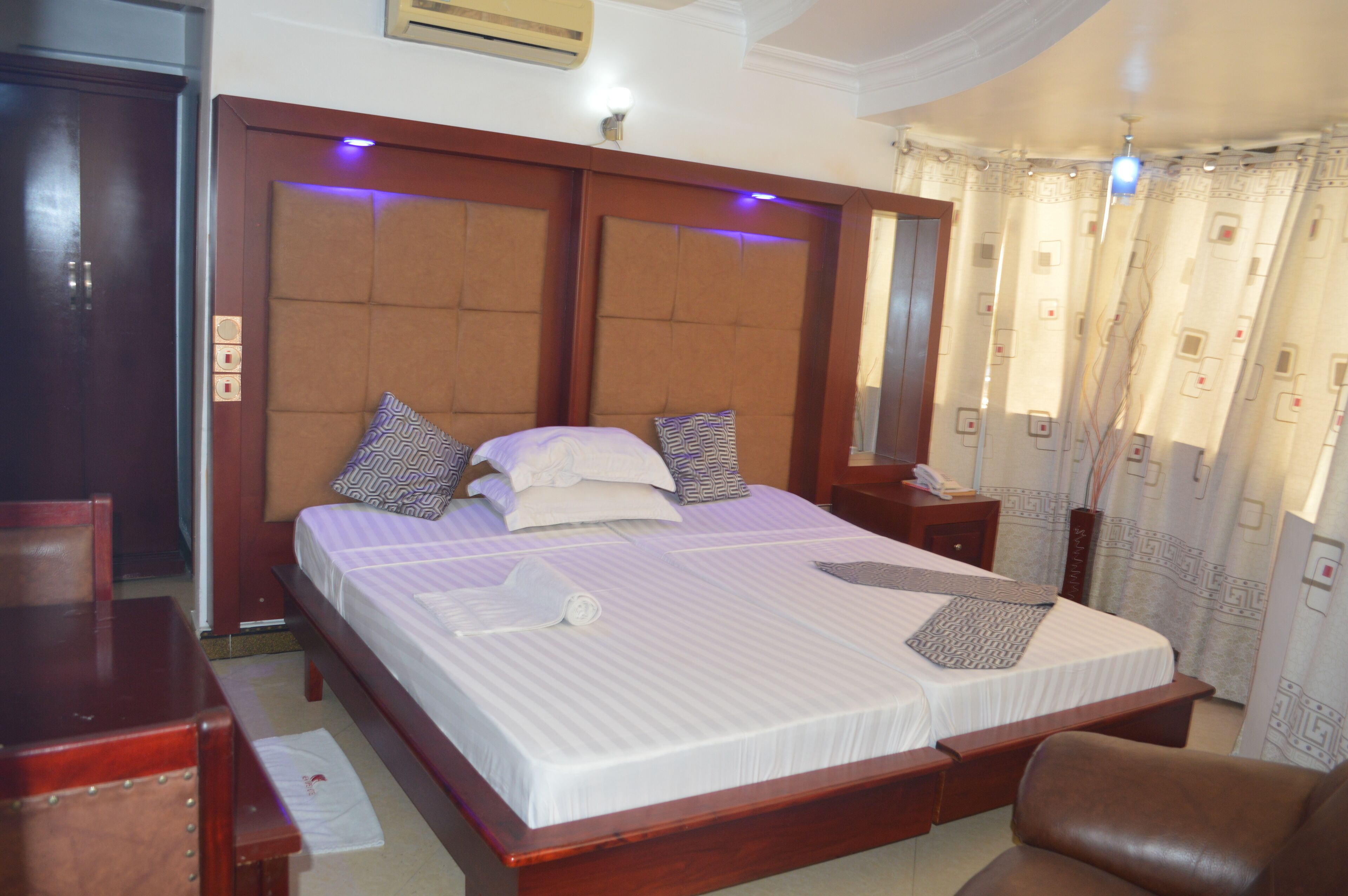 in-room safe, desk, blackout curtains, iron/ironing board