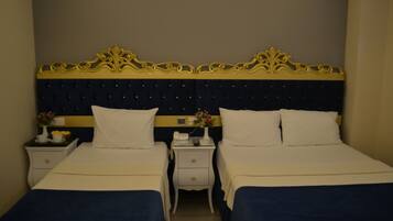 Frette Italian sheets, premium bedding, pillow-top beds, minibar