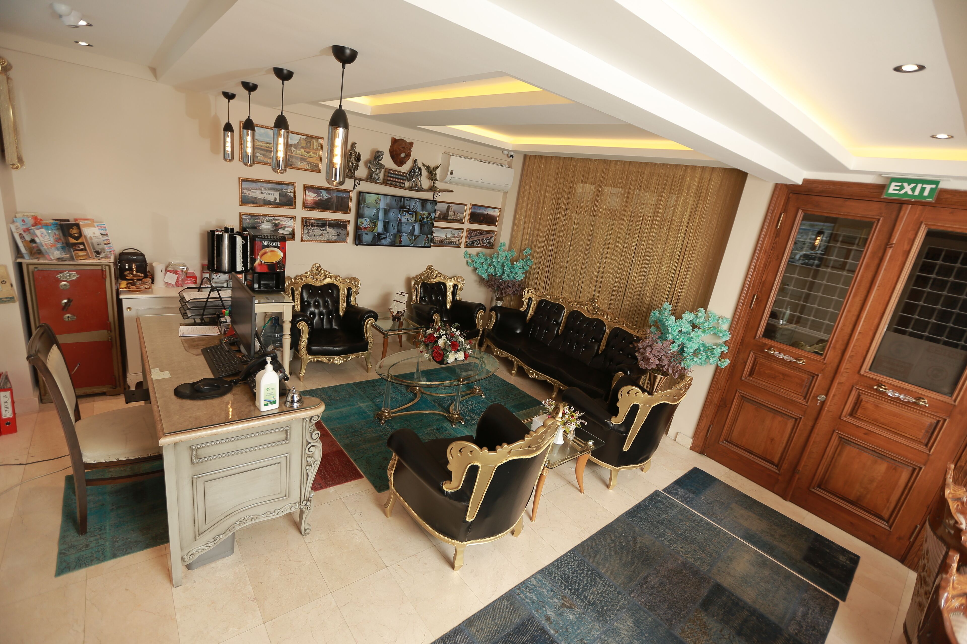 Televisi plasma 33.5-cm dengan saluran TV premium, TV, dan film berbayar