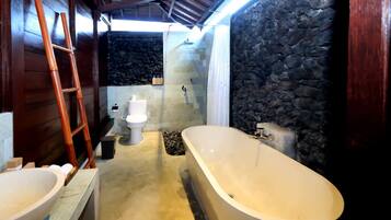 Free toiletries, hair dryer, towels, soap