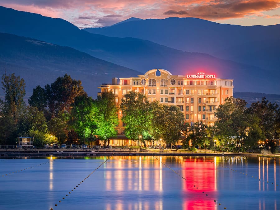 Voorkant van accommodatie