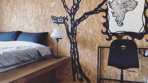 디럭스 더블룸 | 책상, 암막 커튼, 방음 설비, 무료 WiFi