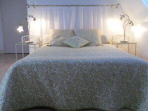 Iron/ironing board, free cots/infant beds, free WiFi, bed sheets