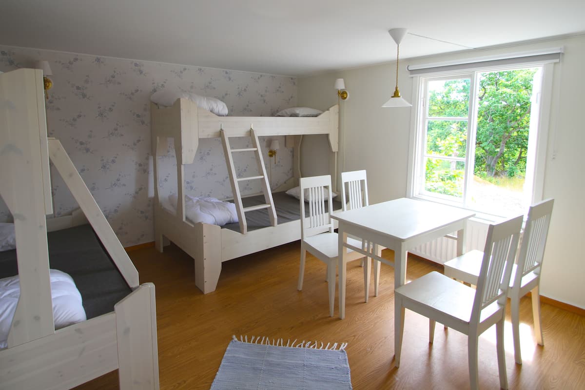 Economy Quadruple Room, Shared Bathroom (Sheets, towels, cleaning not included) | Blackout drapes, free WiFi