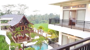 Property grounds - Peaceful Private Pool Villa - 9 BR with Amazing Green Rice Field View (Payangan)